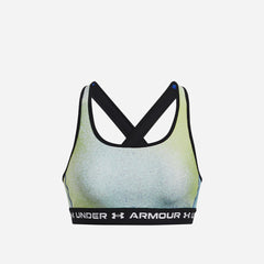 Women's Under Armour Crossback Mid Print Medium-Support Bra - Multicolor