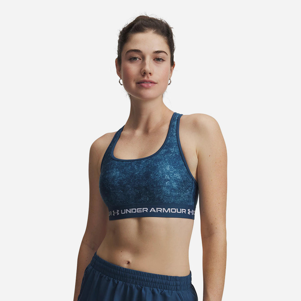 Áo Bra Thể Thao Nữ Under Armour Crossback Mid Print - Supersports Vietnam