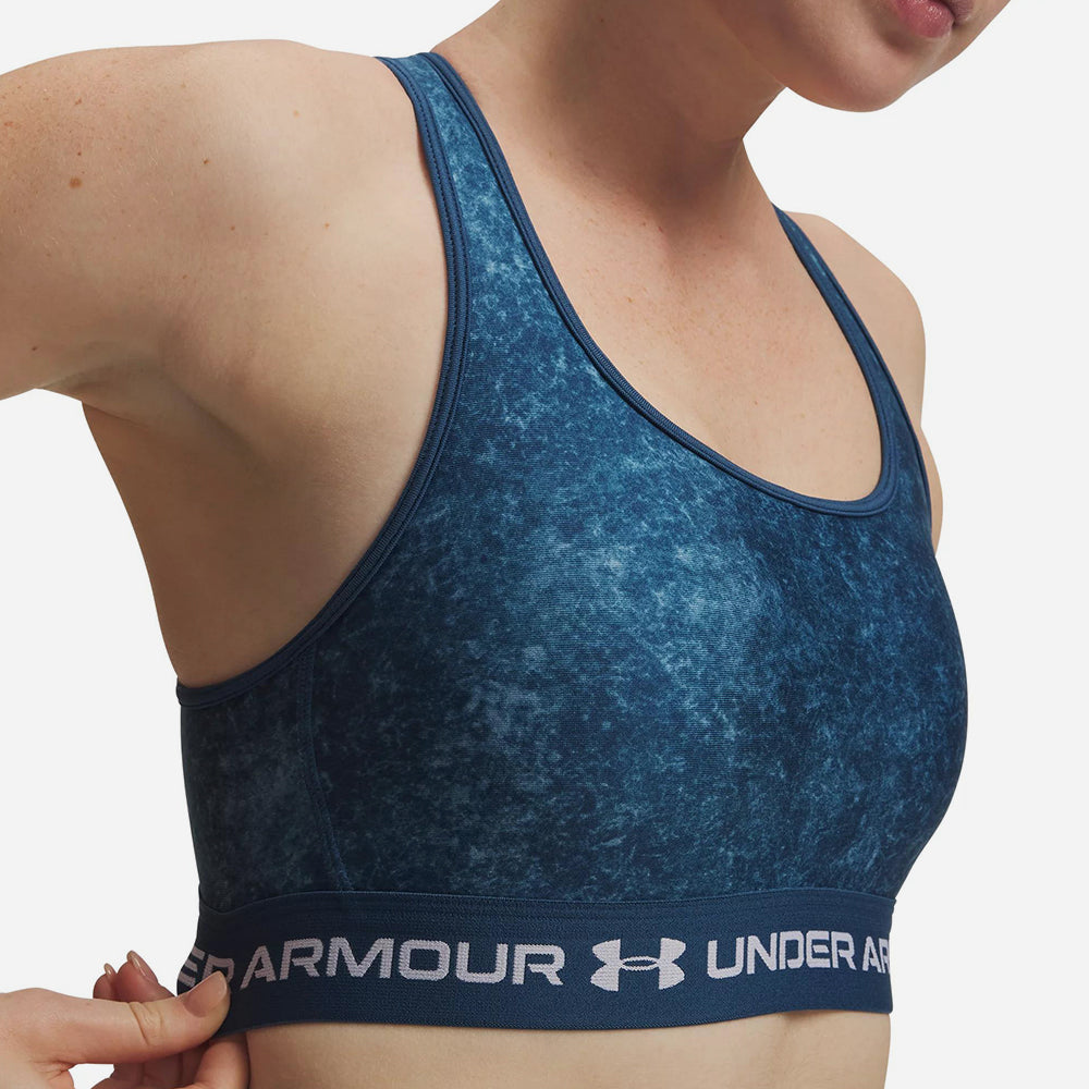 Áo Bra Thể Thao Nữ Under Armour Crossback Mid Print - Supersports Vietnam