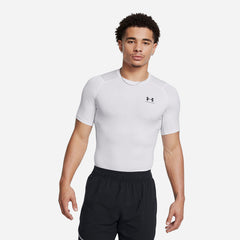 Men's Under Armour Heatgear Armour Compression Short Sleeve Tee - White