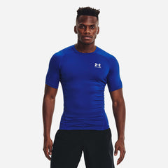 Áo Tay Ngắn Nam Under Armour Heatgear Armour Compression - Xanh Dương