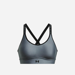 Áo Ngực Thể Thao Nữ Under Armour Infinity Mid Covered - Xám