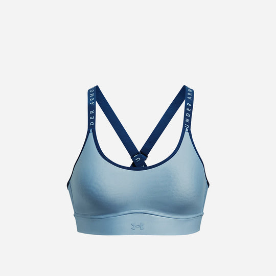 Women's Under Armour Infinity Mid Covered Sport Bra - Blue