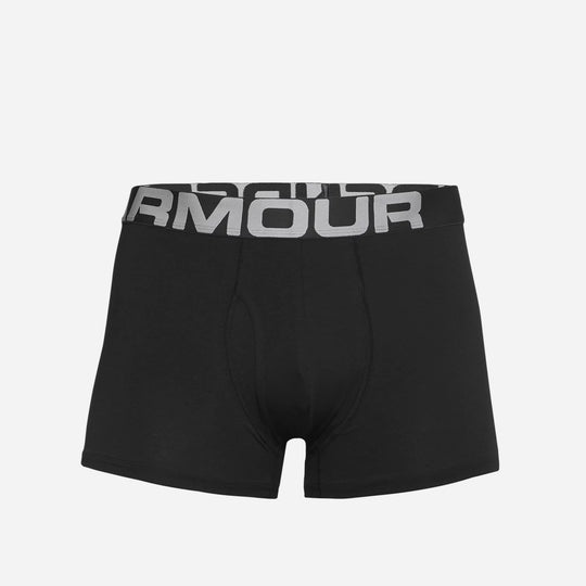 Men's Under Armour Charged Cotton® 3" Boxerjock® Underwear - Black