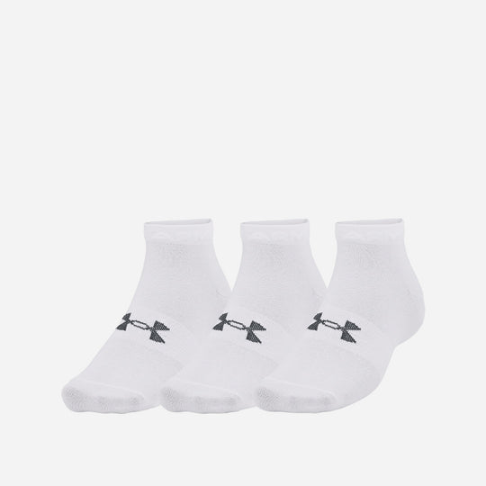 Under Armour Essential Low Cut (3 Packs) Socks - White