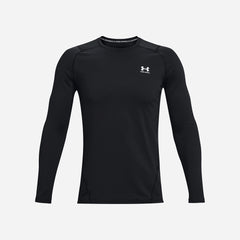 Men'S Under Armour Coldgear® Fitted Crew Long Sleeve T-Shirt - Black