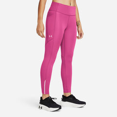 Women's Under Armour Fly Fast Ankle 7/8 Tights - Pink