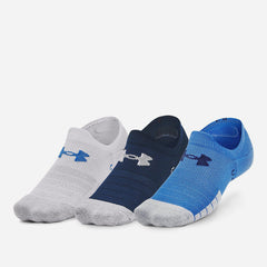 Under Armour Heatgear Ultra Low Tab (3 Packs) Socks - Navy