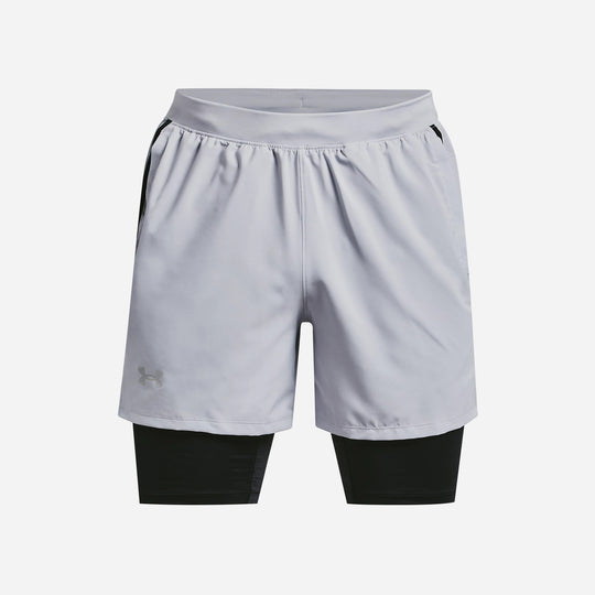 Men's Under Armourlaunch 5'' 2-In-1 Shorts - Gray