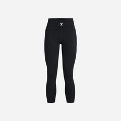Women's Under Armour Project Rock Meridian Ankle Tights - Black