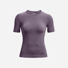 Women's Under Armour Rush Seamle Seamless T-Shirt - Purple