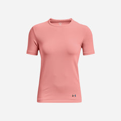 Women's Under Armour Rush Seamless Legacy T-Shirt - Pink