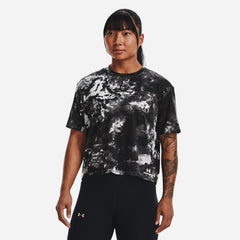 Women's Under Armour Rush Energy Printed T-Shirt - Black