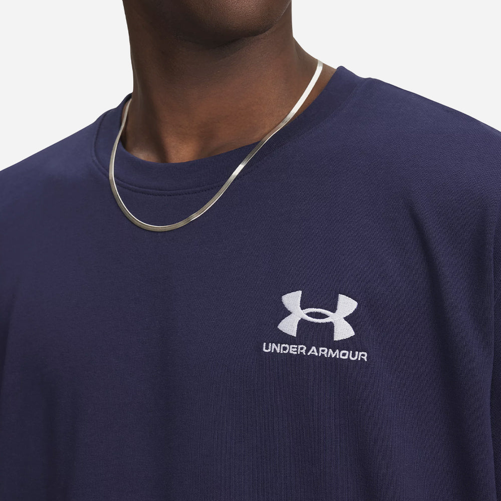 Áo Thun Nam Under Armour Logo Embroidered Heavyweight Short Sleeve - Supersports Vietnam