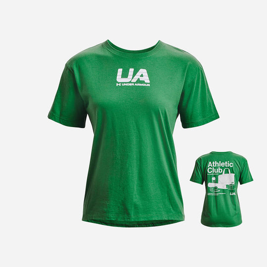 Women's Under Armour Vintage Athletic Club T-Shirt - Green