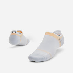 Under Armour Iso-Chill Ad 1-Pack No Show Tab Socks - White