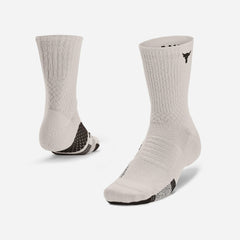 Under Armour The Rock Crew Socks - Beige