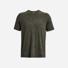 Men's Under Armour Rush Energy Print Short Sleeve T-Shirt - Army Green