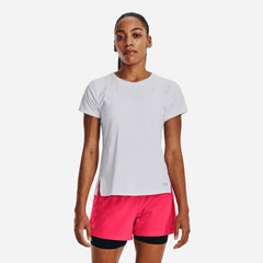 Áo Thun Chạy Bộ Nữ Under Armour Iso-Chill Laser - Trắng - Supersports Vietnam