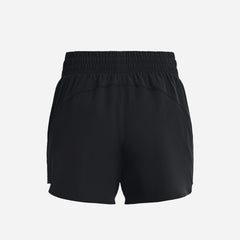 Women's Under Armour Flex Woven 3In Shorts - Black