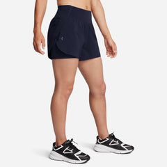 Quần Ngắn Nữ Under Armour Flex Woven 2-In-1 - Xanh Navy