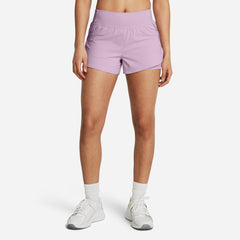 Women's Under Armour Flex Woven 2-In-1 Shorts - Purple