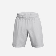 Men's Under Armour Woven Emboss Shorts - Gray