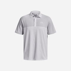 Men's Under Armour Perfỏmance 3.0 Color Block Polo Shirt - White