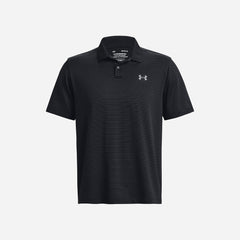 Men's Under Armour Performance 3.0 Stripe Polo - Black