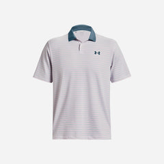 Men's Under Armour Performance 3.0 Stripe Polo - Black