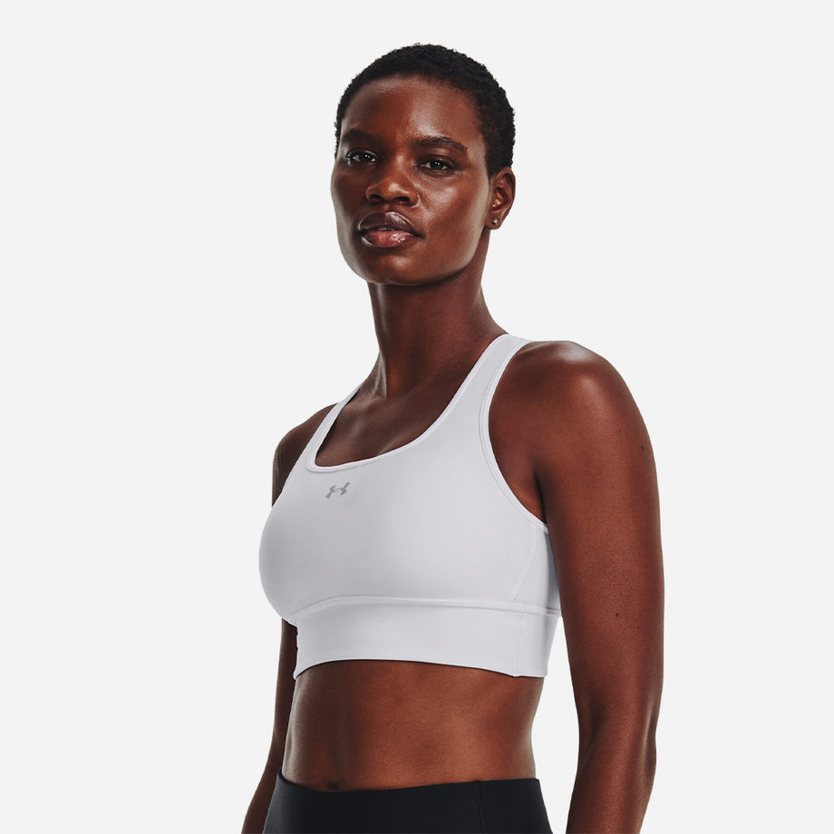 UNDER ARMOUR Crossback Low Sports Bra in White Size XS, Women's Fashion,  Activewear on Carousell