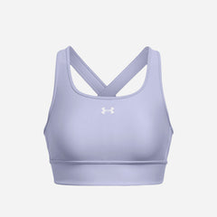 Women's Under Armour Crossback Longline Medium-Support Bra - Purple