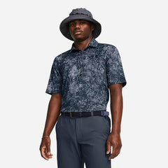 Men's Under Armour Playoff 3 Printed Polo Shirt - Gray