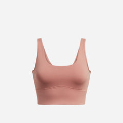 Women's Under Armour Meridian Fitted Crop Tank - Orange