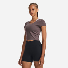 Women's Under Armour Meridian Fitted T-Shirt - Purple