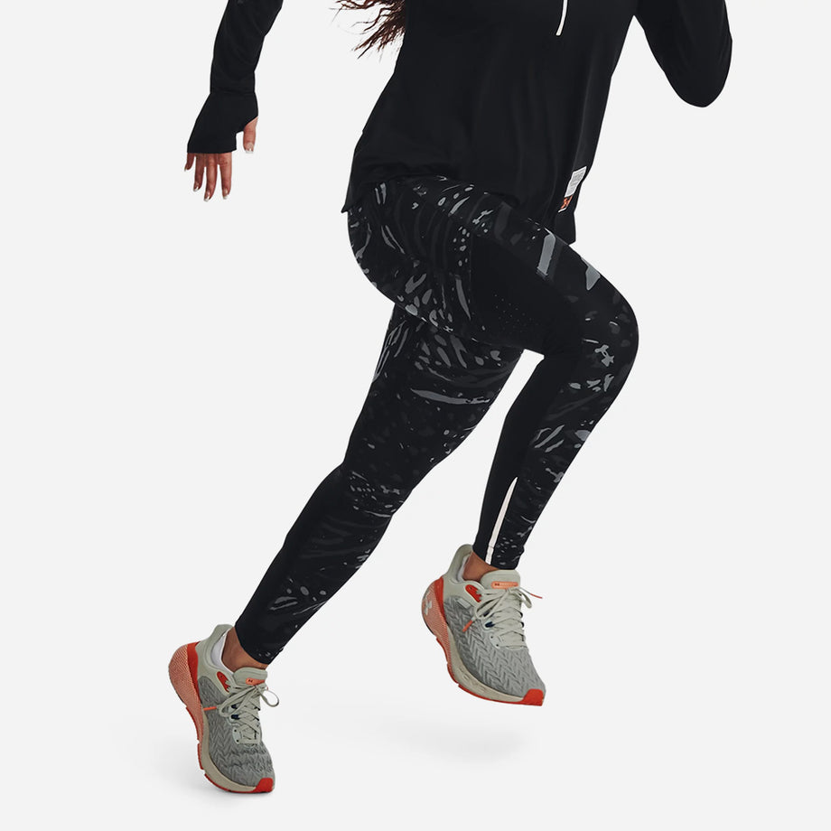 Supersports Vietnam Official, Women's Under Armour Run Like A Tights -  Black