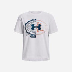 Women's Under Armour Make All Heavyweight Short Sleeve T-Shirt - White