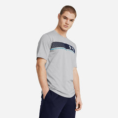 Men's Under Armour Lc Stripe T-Shirt - Gray