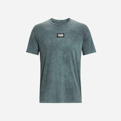 Áo Thun Nam Under Armour Elevated Core Wash Short Sleeve - Xanh Dương