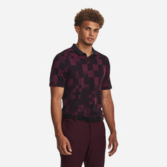 Men's Under Armour Curry Printed Polo - Purple