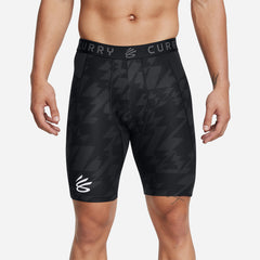 Quần Ngắn Nam Under Armour Heatgear Printed - Đen