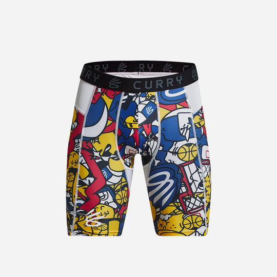 Men's Under Armour Curry Heatgear® Printed Shorts - Multicolor