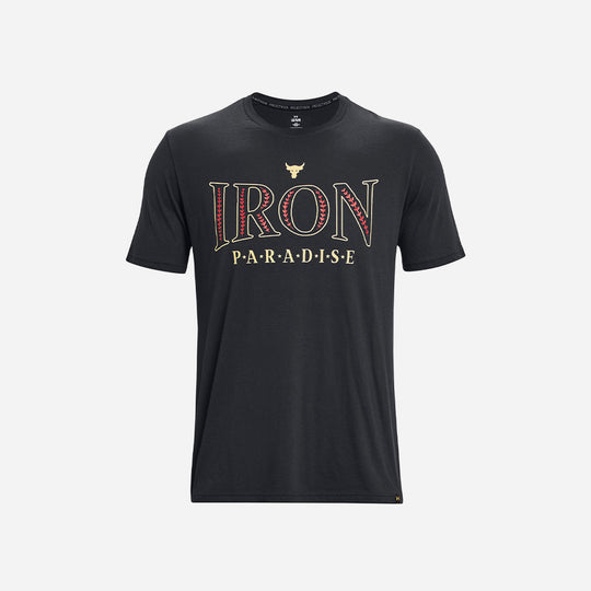 Men's Under Armour Project Rock Paradise T-Shirt - Black
