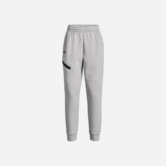 Women's Under Armour Unstoppable Flc Pants - Gray