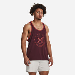 Men's Under Armour Project Rock Gym Tank - Red