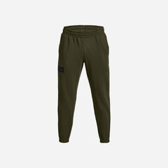 Men's Under Armour Project Rock Hwt Terry Pants - Army Green