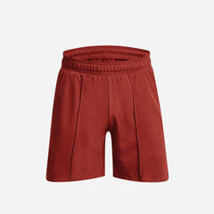 Men's Under Armour Project Rock Terry Gym Shorts - Red