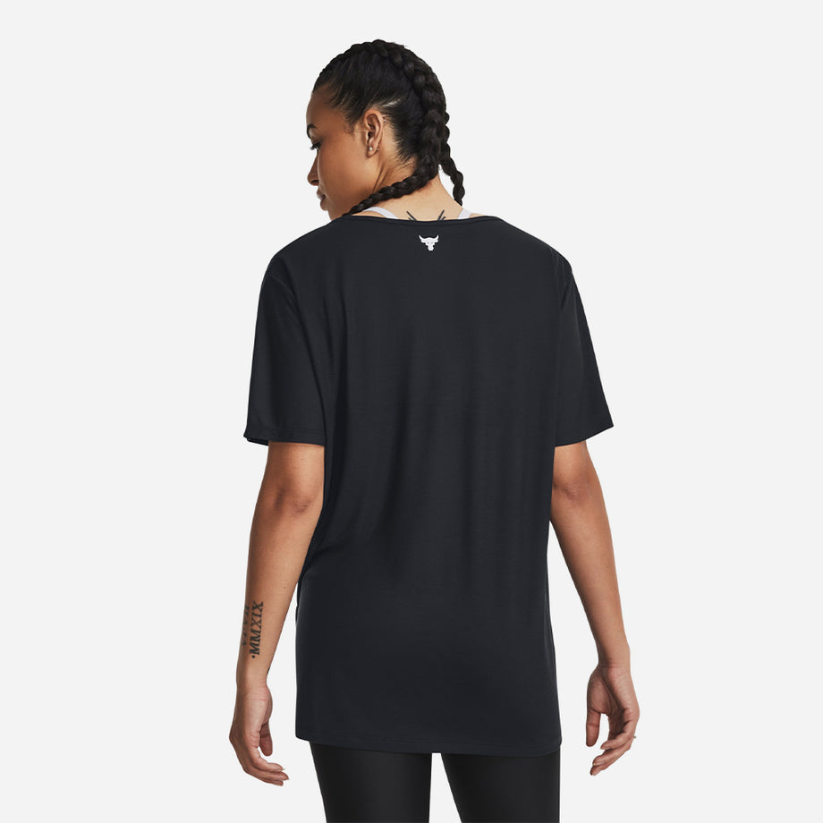 Under Armour Women's Project Rock Completer Deep V T Shirt