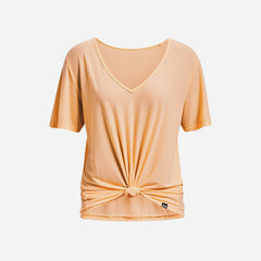 Áo Thun Nữ Under Armour Project Rock Completer Deep V Neck - Vàng