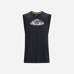 Men's Under Armour Curry Sleeveless T-Shirt - Black